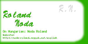 roland noda business card